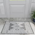 thumbnail image 1 of Transitional 2x3 Area Rug (2' x 3') Moroccan Gray, Cream Indoor Scatter Easy to Clean, 1 of 8