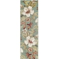 thumbnail image 1 of Transitional 2x8 Area Rug (2'3'' x 7'7'') Floral Seafoam, Creamy Ivory Indoor Runner Easy to Clean, 1 of 8