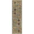 thumbnail image 1 of Transitional 2x8 Area Rug (2'3'' x 7'7'') Moroccan Tile Beige, Seafoam Indoor Runner Easy to Clean, 1 of 6