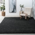 thumbnail image 1 of Transitional 3x5 Area Rug Shag Thick (3'3'' x 5') Solid Dark Gray Indoor Rectangle Easy to Clean, 1 of 9