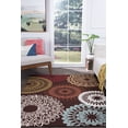 thumbnail image 1 of Transitional 4x6 Area Rug (3'11'' x 5'3'') Geometric Brown, Beige Indoor Rectangle Easy to Clean, 1 of 9