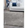 thumbnail image 1 of Transitional 4x6 Area Rug Shag Thick (3'11'' x 5'11'') Scroll Taupe, Cream Indoor Rectangle Easy to Clean, 1 of 9