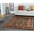 thumbnail image 1 of Transitional 5x7 Area Rug (5' x 7') Floral Brown, Sage Green Living Room Easy to Clean, 1 of 9