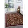 thumbnail image 1 of Transitional 5x7 Area Rug (5' x 7') Oriental Red, Beige Living Room Easy to Clean, 1 of 9