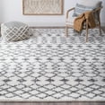 thumbnail image 1 of Bliss Rugs Transitional Geometric 5'3'' x 7'3'' White and Gray Polypropylene Indoor Area Rug, 5'3'' x 7'3'', 1 of 10