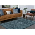 thumbnail image 1 of Transitional 8x10 Area Rug (7'6'' x 10'3'') Oriental Blue, Ecru Living Room Easy to Clean, 1 of 9