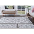 thumbnail image 1 of Transitional Area Rug (3-Piece Rug Set: (5' x 7', 20'' x 60'', 20'' x 32'')) Floral Ivory, Gray Indoor Set Easy to Clean, 1 of 11