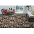 thumbnail image 1 of Transitional Area Rug (3-Piece Rug Set: (5' x 7', 20'' x 60'', 20'' x 32'')) Medallion Brown, Red Indoor Set Easy to Clean, 1 of 9