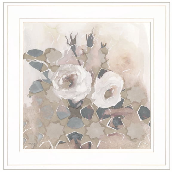 Transitional Blooms I By Stellar Design Studio Printed Art Wood Multi-Color