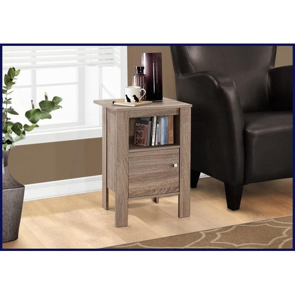 Transitional Brown Laminate Coffee Table for Living Room – Ample Storage, Stable Design & Classic Natural Feel