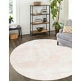 thumbnail image 1 of Transitional Cledo Collection Area Rug 5' Round - Light Pink-Ivory, 1 of 5
