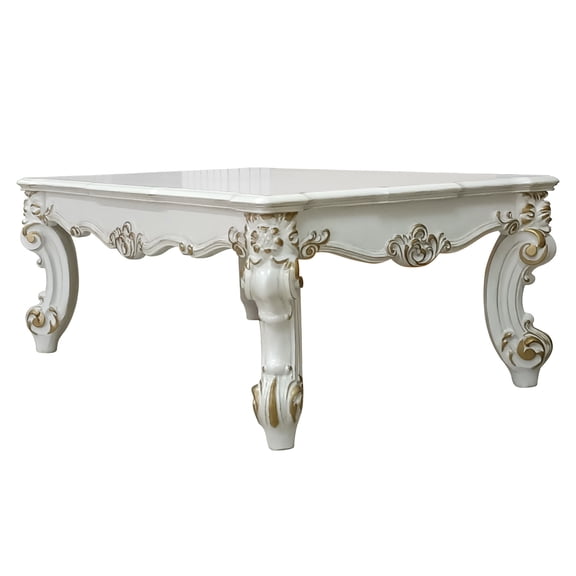 Transitional Coffee Table for Living Area | Ideal for Casual Conversations | Made of Wood and Resin | Solves Furniture Compatibility Issues