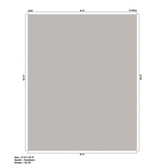 Transitional Collection Hand-Loomed Pure Silk Area Rug
