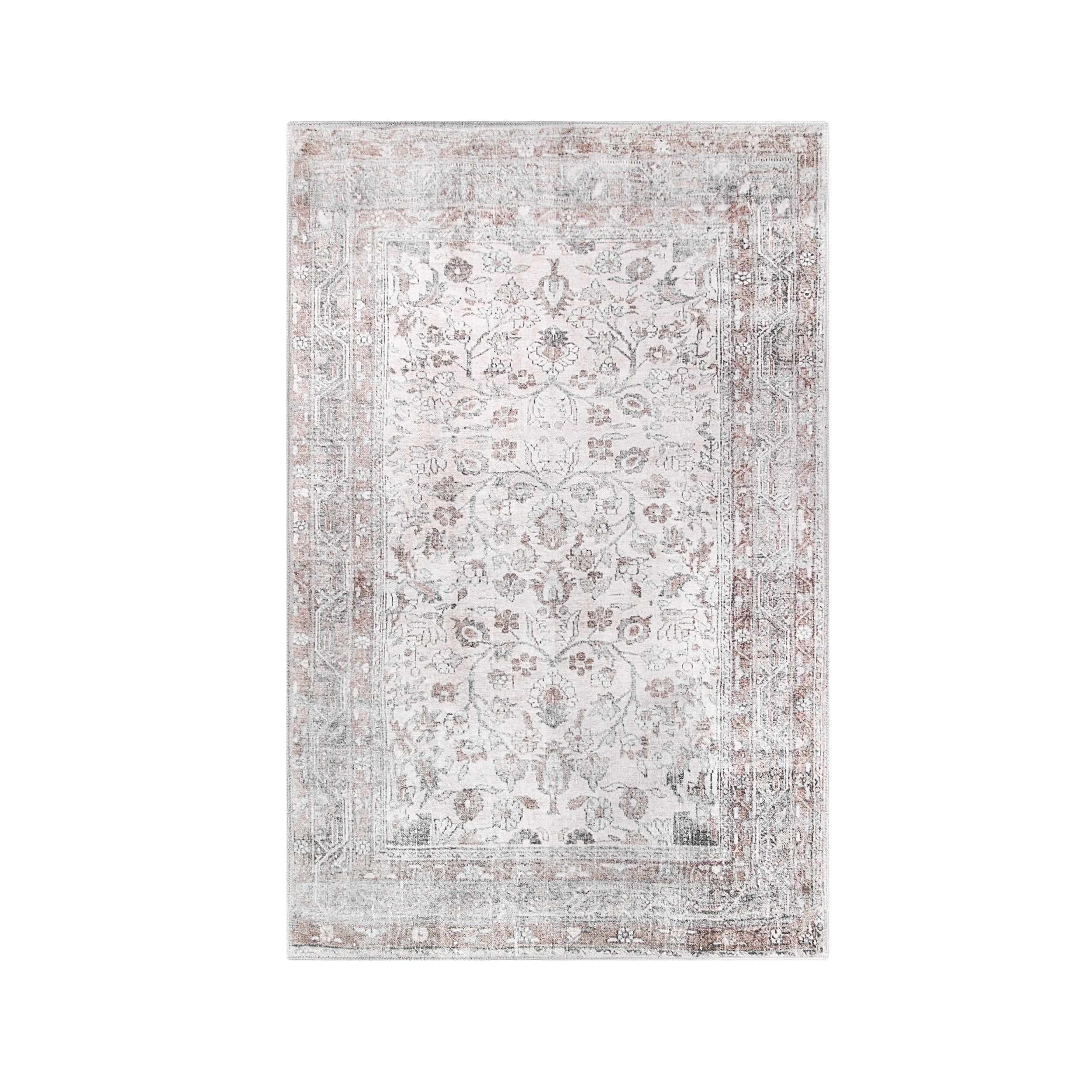 Traditional Oriental Medallion Power-Loomed Indoor Area Rug main image 0