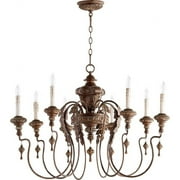 Transitional Eight Light Chandelier-Vintage Copper Finish Bailey Street Home 183-Bel-3401052