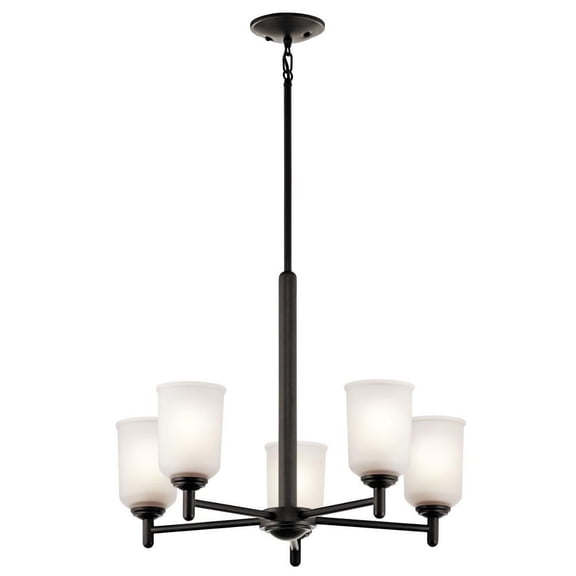 Transitional Five Light Chandelier-Olde Bronze Finish Bailey Street Home 147-Bel-1788418