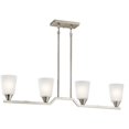thumbnail image 1 of Transitional Four Light Chandelier-Brushed Nickel Finish Bailey Street Home 147-Bel-4187541, 1 of 7