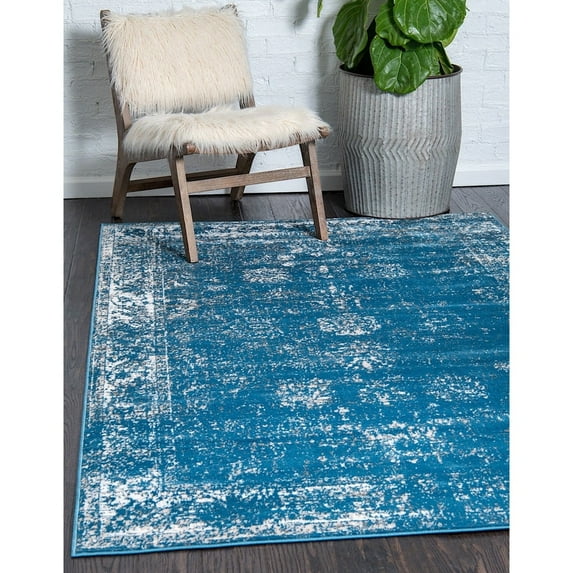 Transitional Fredo Collection Area Rug 8'x10' - Blue