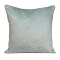thumbnail image 1 of Transitional Gray Quilted Throw Pillow, 1 of 5