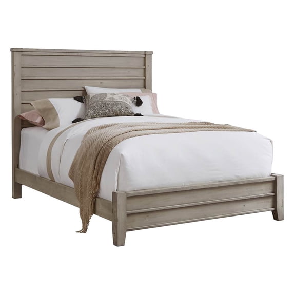 Transitional Panel Bed (Queen: 87 in. L x 65 in. W x 59 in. H (113 lbs.))