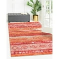thumbnail image 1 of Transitional Rine Collection Area Rug 2'x3' - Rust Red, 1 of 5