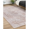 thumbnail image 1 of Transitional Rine Collection Area Rug 9'x12' - Rust Red, 1 of 5