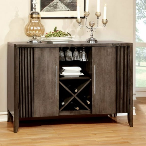 Transitional Server With Itching Border, Gray