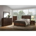 thumbnail image 1 of ACME Oberreit Queen Bed in Walnut, 1 of 5