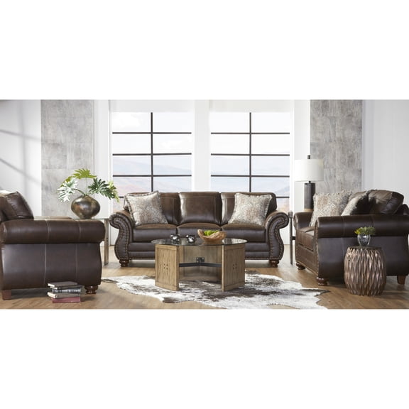 Transitional Style Faux Leather Seat - Pillows Included -colored Furniture