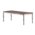 Merch Table Styling Transitional Style Rectangular Dining Table with 2 Leaves, Antique ...