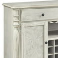 thumbnail image 1 of Transitional Style Wooden Server with Side Door Cabinets and 2 Drawers White, 1 of 4
