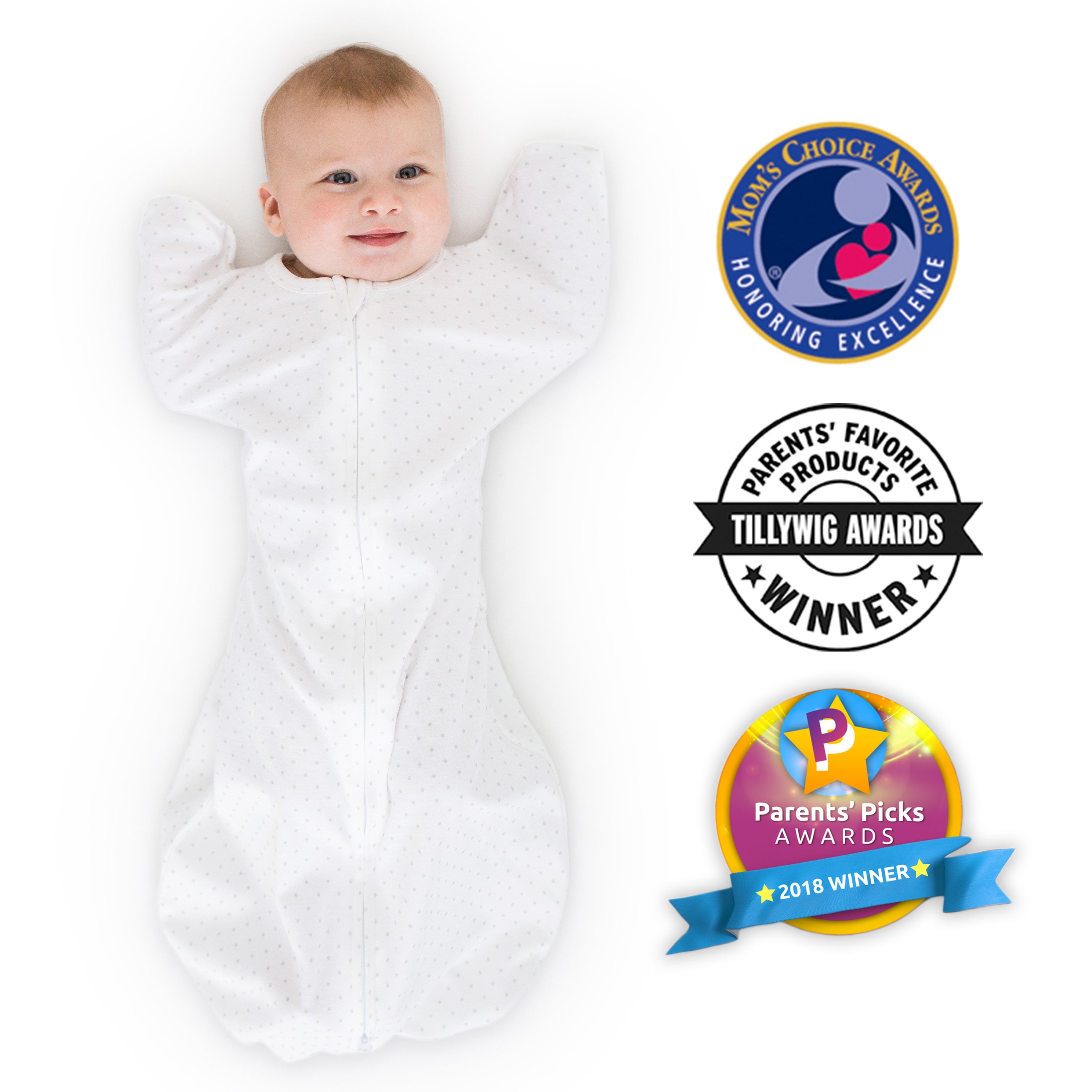 Polka dot outlet swaddle