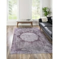 thumbnail image 1 of Transitional Tira Collection Area Rug 6'x9' - Pink-Ivory, 1 of 5