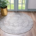 thumbnail image 1 of Transitional Wedo Collection Area Rug 7' Round - Beige, 1 of 5