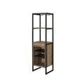 thumbnail image 1 of Transitional Wine Cabinet, Brown & Black - 70 x 16 x 17 in., 1 of 1