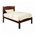 thumbnail image 1 of Transitional Wooden Twin Bed with Panelled Headboard and Footboard Brown - Saltoro Sherpi, 1 of 5