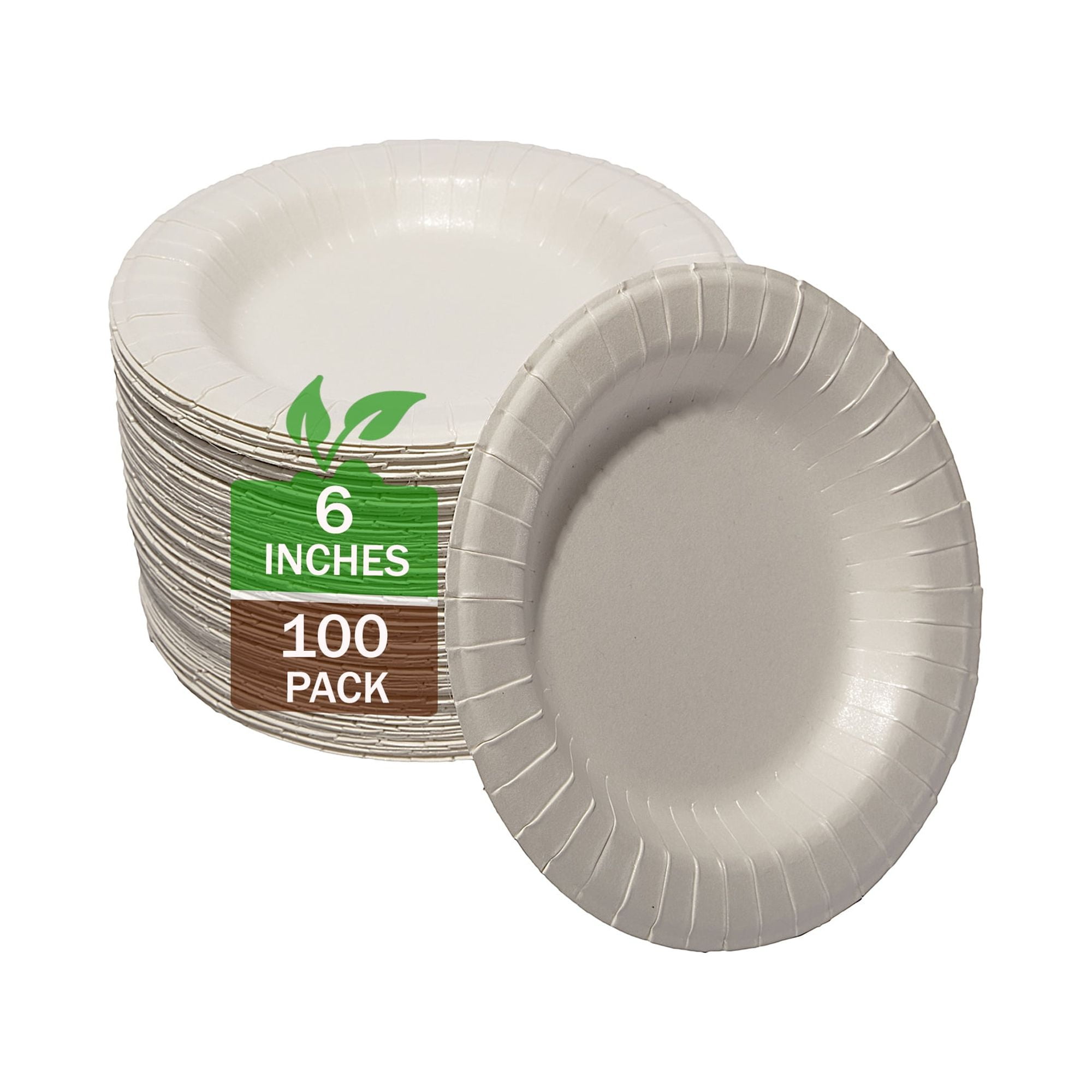 Eco-friendly Disposable Solid Kraft Paper Plates – Of Intention