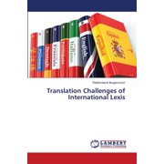 Translation Challenges of International Lexis, Paperback