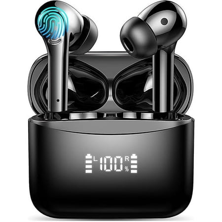Translation Earbuds Real Time, 3 in 1 Language Translator Earbuds in Real Time 144 Languages & Accents, Translation Headphones Wireless Bluetooth, Ai Translating Earbuds (Inky Black, 1 Pack)