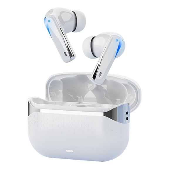 Translation Earbuds Real Time, Wireless Bluetooth 6.0 Ear Buds with LCD Touch Screen, 150+ Languages AI Translator, 35H Playtime, Low Latency Gaming, IPX5 Waterproof
