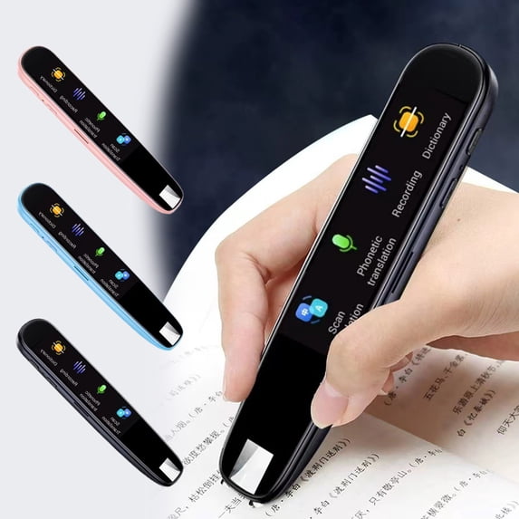 Translation Pen with 112 Language Support | Offline Photo & Voice Scanning | 3.0" HD Touchscreen | Electronic Dictionary | 16H Battery | Portable for Travel, Study, Business | 25g | Includes USB-C