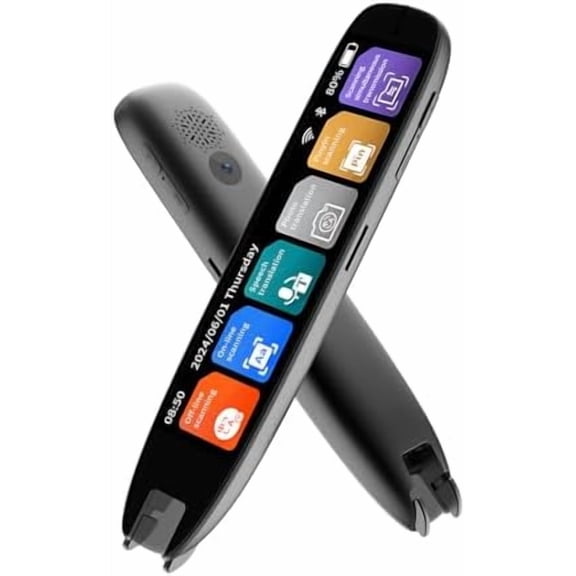 Translation Pen, 142 Language Translation Devices Translator Pen, Text Extract Pen, Pen Scanner for Travel Learning and Reading Disabilities Translation Pen