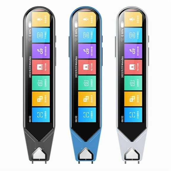 Translation Pen Dyslexia Reading Tools for Kids, Text to Speech Scanning Pen, Support 134 Languages Translator Pen for Language Leaners, Travel Business Offline Voice & Photo Translation(blue)