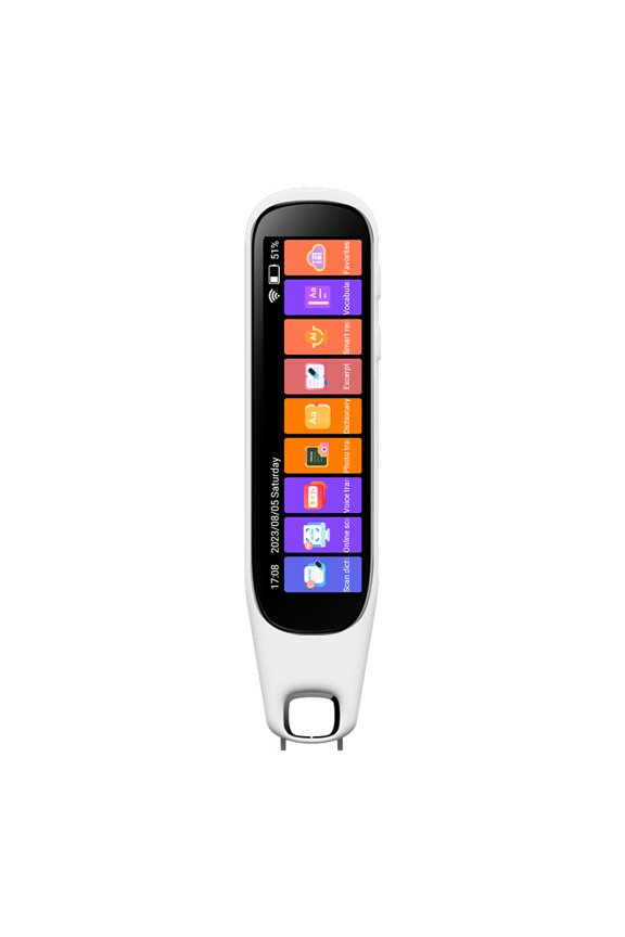 Translation Pen Scanner, Text to Speech Device, OCR Digital Pen Reader, Exam Reading Pen for Students, Dyslexia, Wireless Language Translator for Travelers & International Business Personnel
