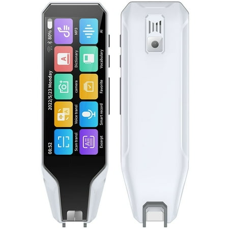 Translation Scanning Pen, 134 Language Translator Pen with 4.0 Inch Touch Scree, OCR Text to Speech Scanning Reading Pen, Portable Voice Translator Device for Travel Learning and Reading Disabilities