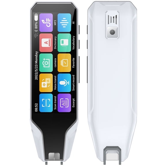 Translation Scanning Pen, 134 Language Translator Pen with 4.0 Inch Touch Scree, OCR Text to Speech Scanning Reading Pen, Portable Voice Translator Device for Travel Learning and Reading Disabilities