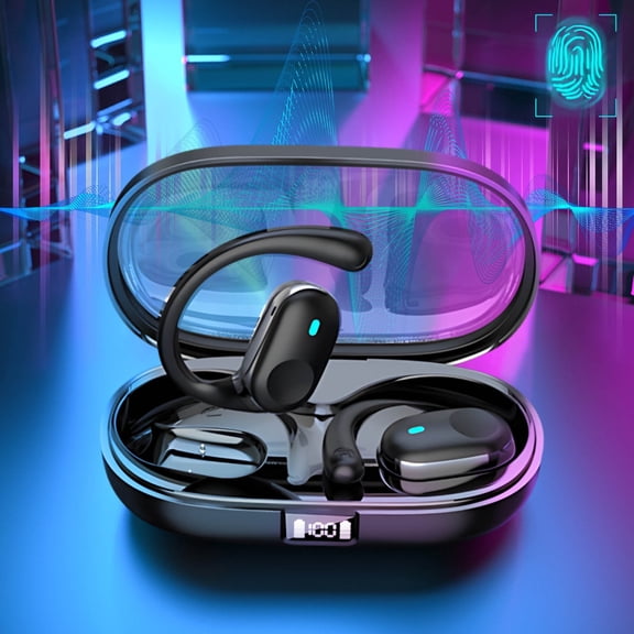 Translator Earbuds, Supports 144 Languages Online Translation Real Time, Voice Language Translator with Bluetooth and APP, Simultaneous Translation, Noise-Canceling Bluetooth Wireless(Black)