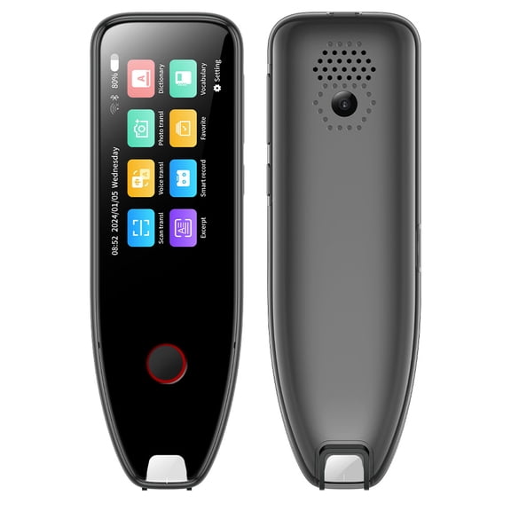 Translator Pen, Scanner Reader Pen 134 Languages OCR Digital Scanning Translation Pen Text-to-Speech Device, Reader Pen for Dyslexia, Text Excerpt, Photo Translation, Dictionay Pen for Students Adult