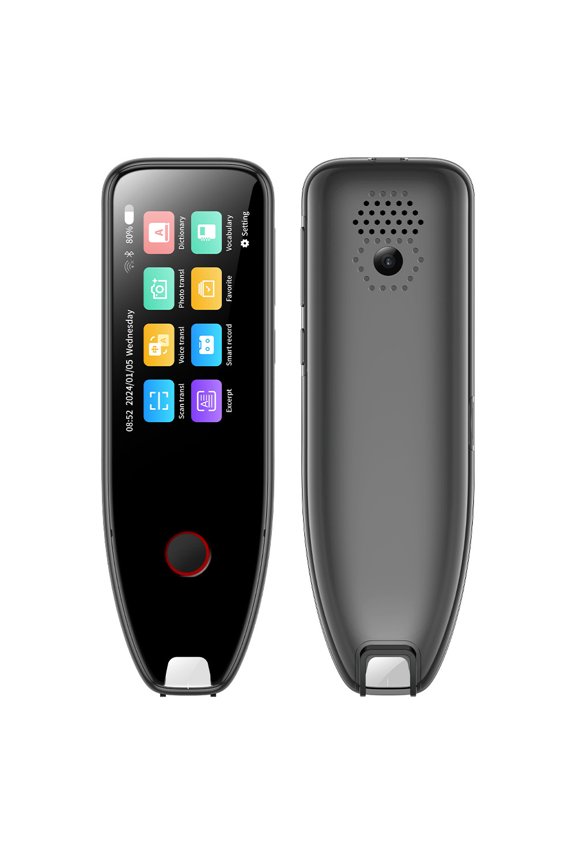 Translator Pen, Scanner Reader Pen 134 Languages OCR Digital Scanning Translation Pen Text-to-Speech Device, Reader Pen for Dyslexia, Text Excerpt, Photo Translation, Dictionay Pen for Students Adult