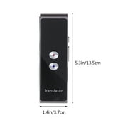 Translator device Portable Smart Voice Translator Two-Way Real Time Multi-Language Translation Photo Translator for Learning Travelling Business Brown